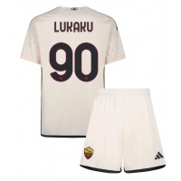 AS Roma Romelu Lukaku #90 Vonkajší Detský futbalový dres 2023-24 Krátky Rukáv (+ trenírky)